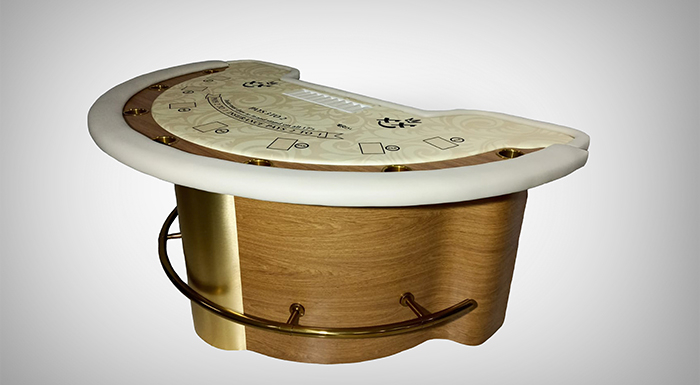 Mesa de Black Jack e Caribbean Poker Profissional - BJ6